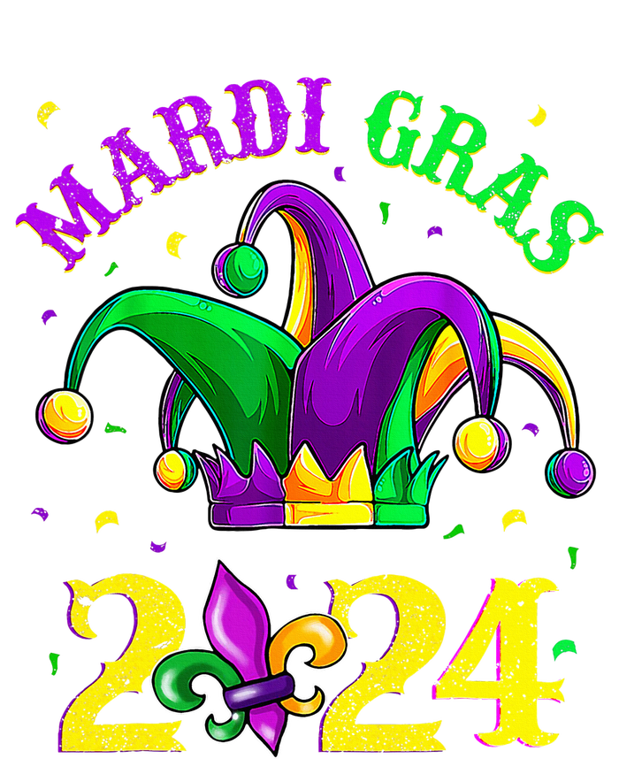 Mardi Gras 2024 Jester Costume Kids Tie-Dye T-Shirt