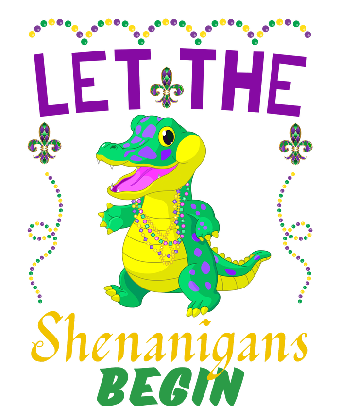 Let The Shenanigans Begin Mardi Gras Yupoong Adult 5-Panel Trucker Hat