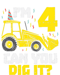 4 Can You Dig It Construction Truck 4th Birthday Boy Gift Womens California Wash Sweatshirt