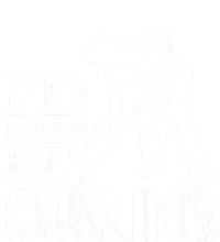 ID Rather Be Curling Ice Sport Broom Curler Gift Kids Long Sleeve Shirt