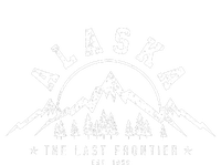 Alaska The Last Frontier Est 1959 Mountains Nature Gift Baby Long Sleeve Bodysuit