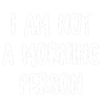 I Am Not A Morning Person Slogan Sayings Quote Mesh Reversible Basketball Jersey Tank