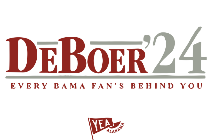 Deboer 24 Every Bama Fans Behind You T-Shirt