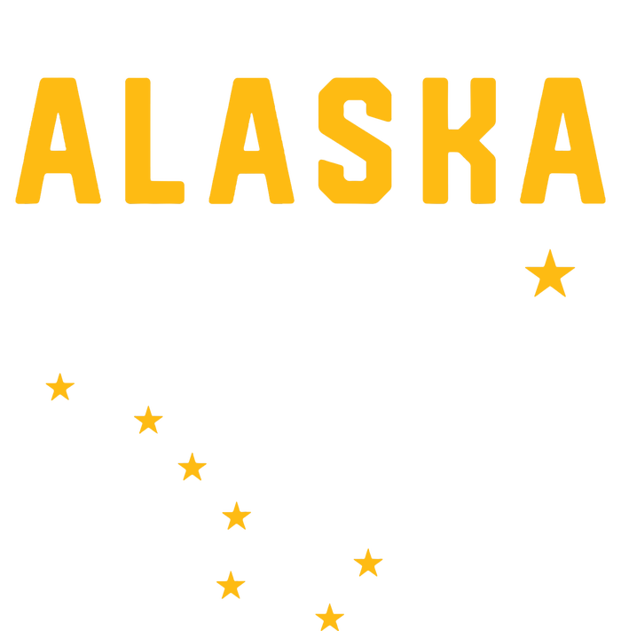 I Love Alaska Minimalist State Flag T-Shirt