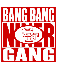 Bang Bang Niner Gang Football San Francisco Sports 25L Jumbo Tote