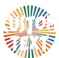 Custom Text Retro Colorful Logo Personalized Design Flexfit Unipanel Trucker Cap