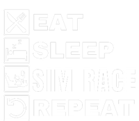 Eat Sleep Sim Race Repeat Sim Racer Car Racing Sim Racing Funny Gaming Esport Hoodie