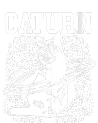 Caturn Saturn Space Cat Stripe Pom Pom Beanie