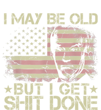 Funny Biden I May Be Old But I Get Shit Done Kids Sweatshirt