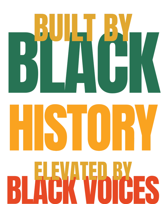 Built By Black History Elevated By Black Voices Toddler Zip Fleece Hoodie