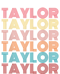 Retro Taylor First Name Personalized Taylor 7-Panel Snapback Hat