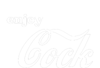 Enjoy Cock Funny Parody Logo V-Neck T-Shirt