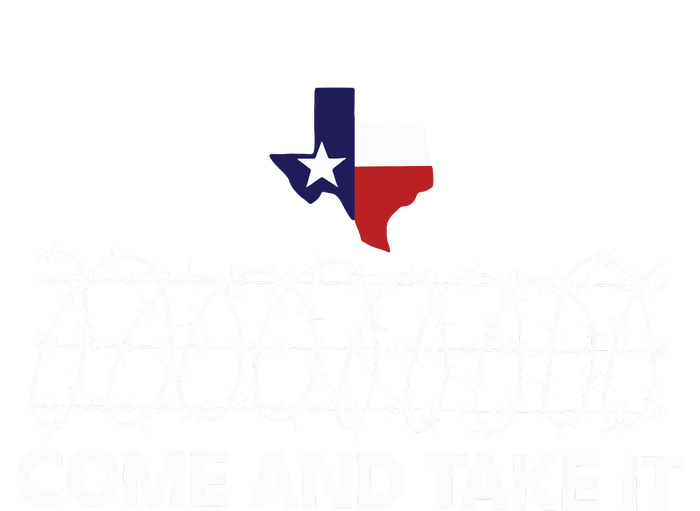 Come And Take It Razor Wire Barbed Wire Border Texas Border T-Shirt