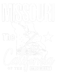 Funny State Of Missouri The California Of The Midwest Women’s Perfect Tri Rocker Tank