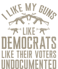 I Like My Guns Like Democrats Like Their Voters Undocumented Sustainable Beanie