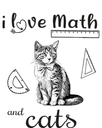 I Love Math And Cats Funny Cat Mathematic Lover Kids Hoodie