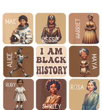 I Am Black History Month Black Women Leader Black Girl Power PosiCharge RacerMesh Polo