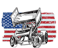 Sprint Car Racing Usa Flag Gift T-Shirt