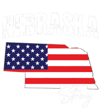 Nebraskastrong Usa America Flag Map Drawstring Bag