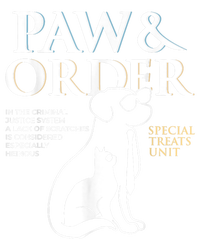 Funny Paw And Order Special Treats Unit Training Dog And Cat Ladies PosiCharge Competitor Racerback Tank