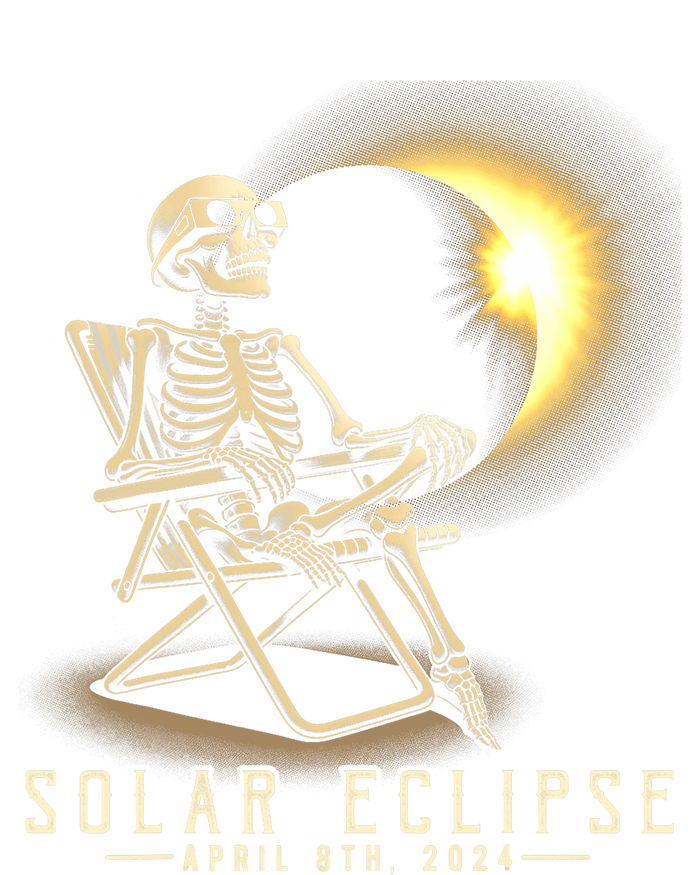 Solar Eclipse 2024 Total Eclipse April 8th 2024 Skull Toddler Sweatshirt