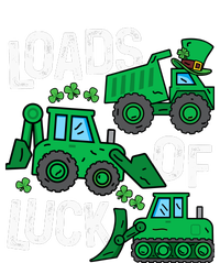 Loads Of Luck Boy St Patricks Day Crane Truck Construction Tie-Dye T-Shirt