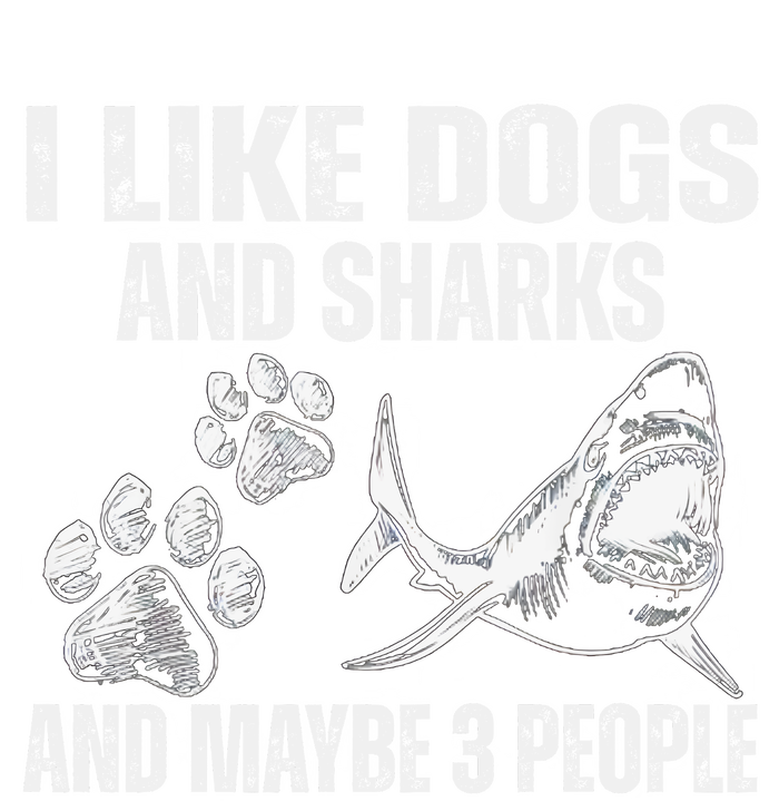 I Like Dogs And Sharks And Maybe 3 People Long Sleeve Shirt