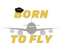 Born To Fly Pilot Softstyle Adult Sport Polo