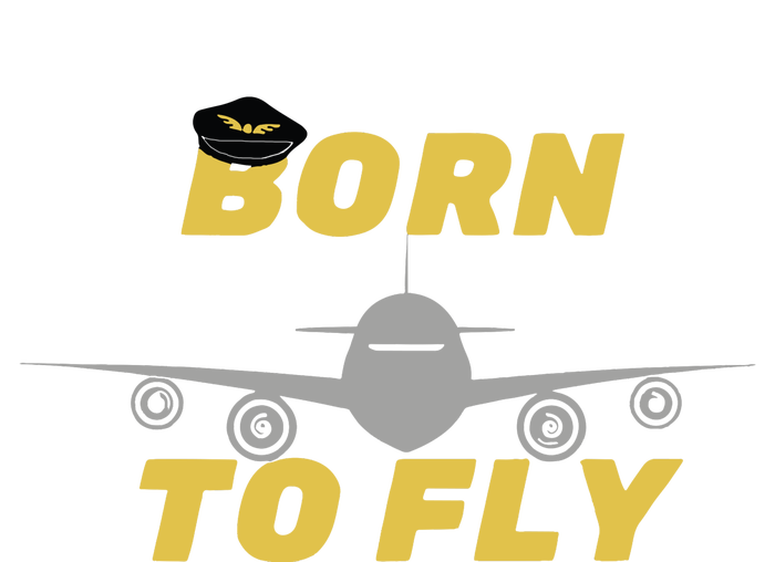 Born To Fly Pilot Softstyle Adult Sport Polo