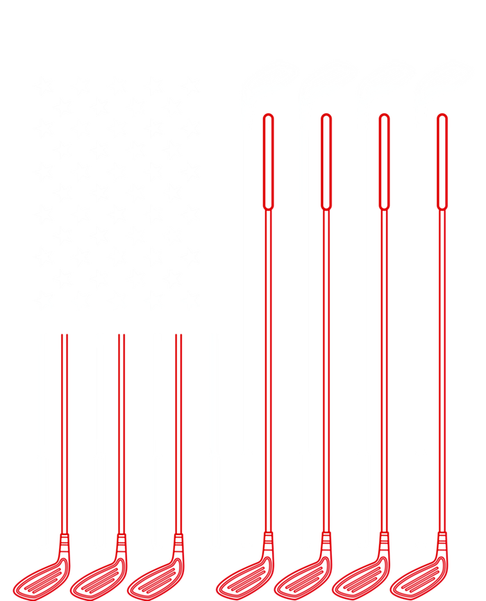 Us Flag Golfer Golfing Sport Golf Course American Pride Golf Gift Tall T-Shirt