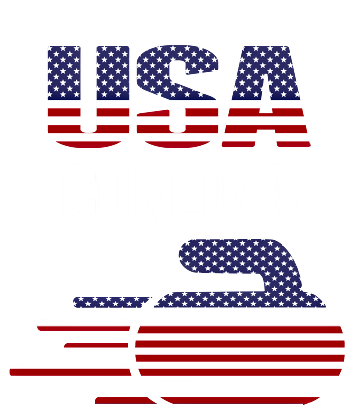 Usa Team Curling Rock Jersey Vintage Winter Sports Lovers Gift T-Shirt