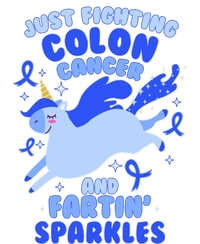 Funny Unicorn Fighting Colon Cancer And Farting Sparkles T-Shirt