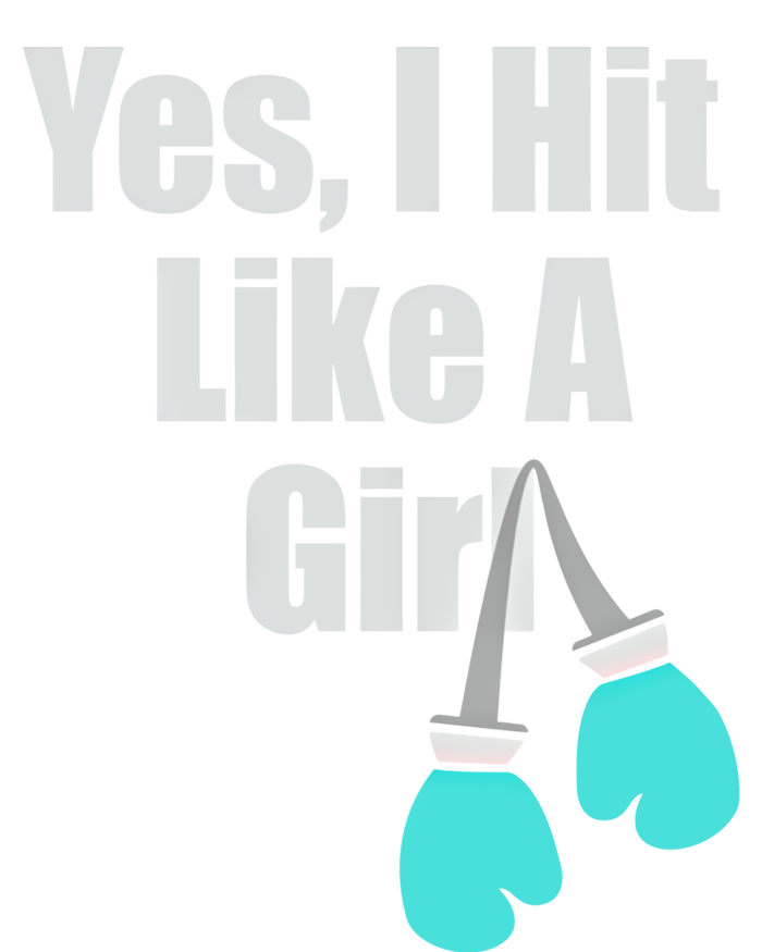 Yes I Hit Like A Funny Boxing Match Sports Gift Women's Pullover Hoodie