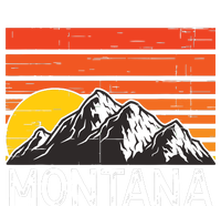 Montana Usa Retro Vintage Mountain Kids Long Sleeve Shirt