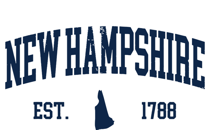 New Hampshire Map 1788 Vintage Souvenirs New Hampshire Kids Long Sleeve Shirt