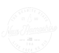 New Hampshire Us State Travel Vacation Shirts Nh Us Women's Tri-Blend 3/4-Sleeve Raglan Shirt