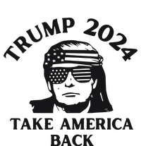 Funny Trump 2024 Take America Back Sunglasses Wool Snapback Cap