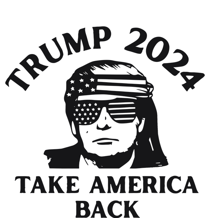 Funny Trump 2024 Take America Back Sunglasses Wool Snapback Cap