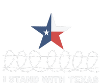 I Stand With Texas With Barbwire Tie-Dye T-Shirt