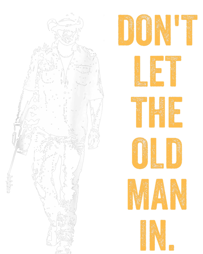 DonT Let The Old Man In Guitar Walking Cool Cow Boy Vintage Magnet