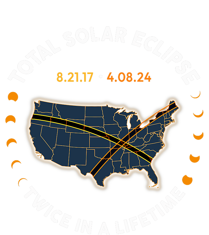 Total Solar Eclipse 2024 Twice In A Lifetime 2017 Totality Kids Hoodie