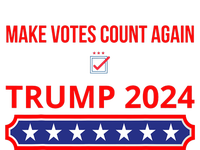 Make Votes Count Again Trump 2024 Performance Long Sleeve Polo