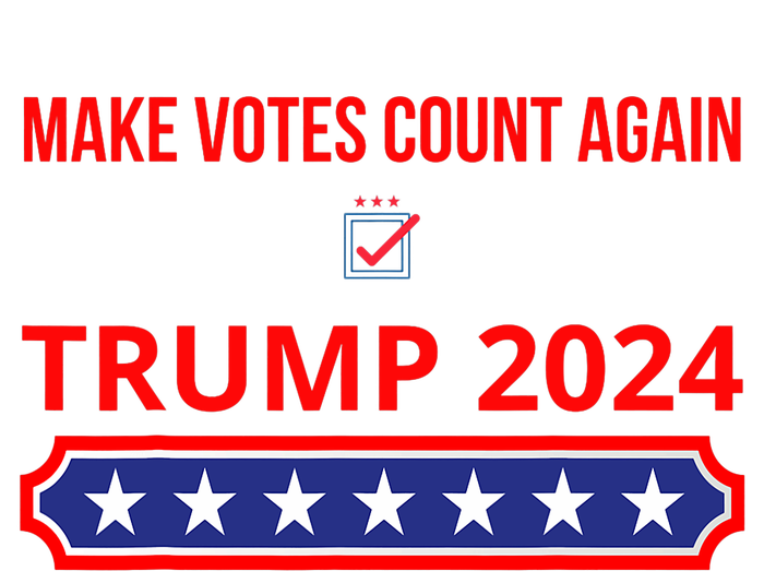 Make Votes Count Again Trump 2024 Performance Long Sleeve Polo