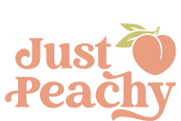 Just Peachy Retro 70s Georgia Peaches Summer Fruit Ladies Essential Flowy Tank