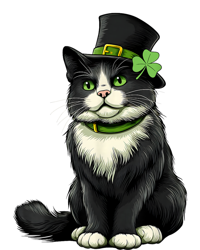 Cat St Patricks Day Shamrock Irish T-Shirt