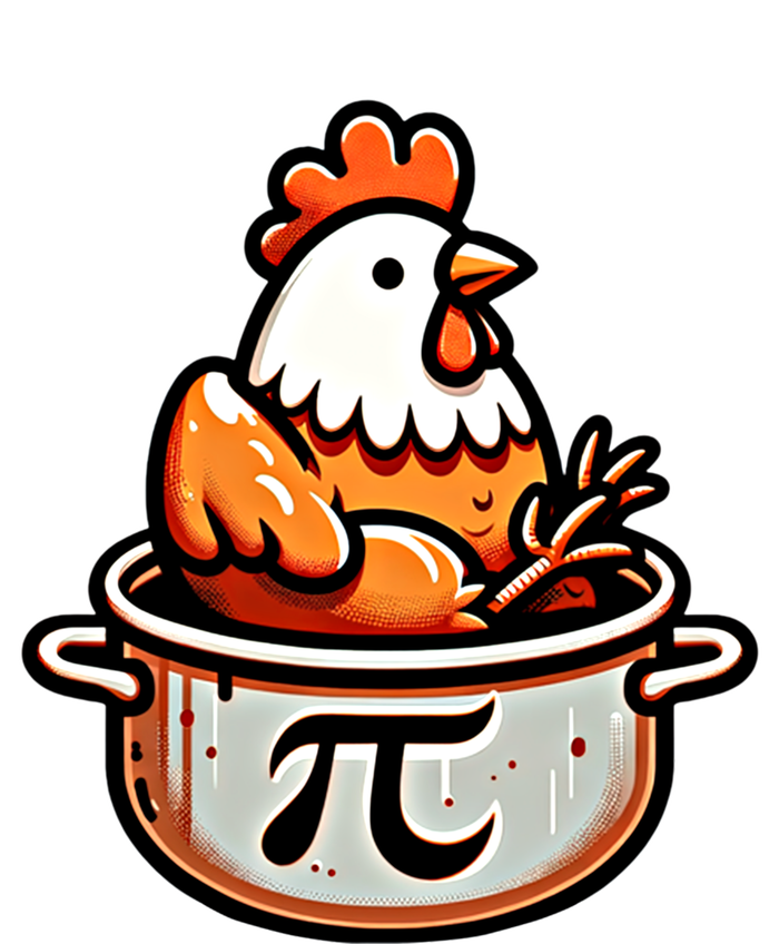 Chicken Pot Pie Funny Math Pun Chicken Pot Pi Day Gift Softstyle Adult Sport Polo