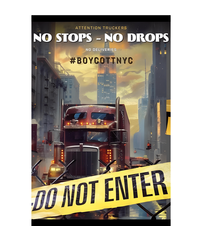 Boycott Nyc Truckers For Trump Mousepad