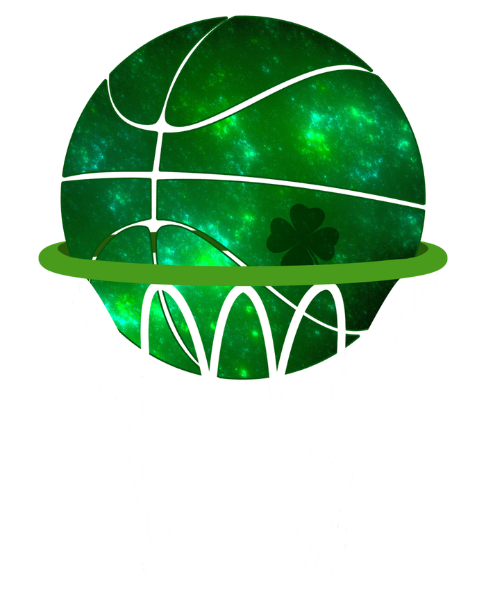 St Patricks Day Shamrock Basketball Irish Kids T-Shirt