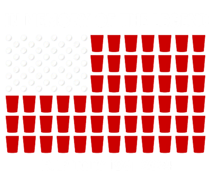 Solo Cup Flag Rip The Legend Toby Striped Beanie with Solid Band