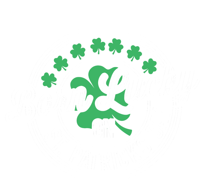 Born Lucky On St Patricks Day For Birthday Party Tall Long Sleeve T-Shirt